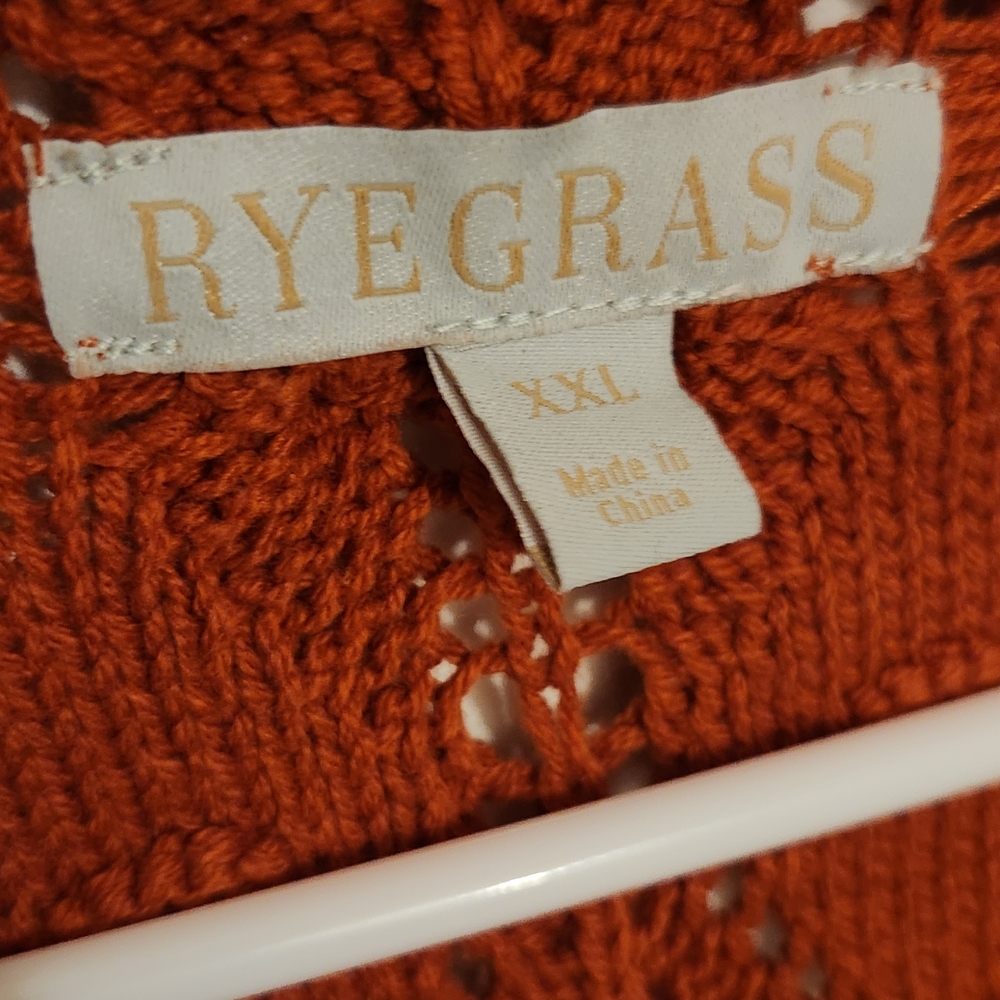 Ryegrass Jcpenney cap sleeve button-up cardigan. Rust Color never worn 🔥 - Picture 6 of 7
